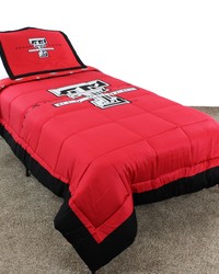 Texas Tech Red Raiders Reversible Comforter Set  Twin by   
