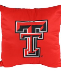 Texas Tech Red Raiders 16in x 16in Decorative Pillow - 2 ColorsUnique Logos on Both Sides by   
