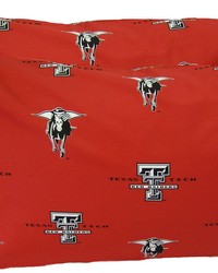 Texas Tech Red Raiders Pillowcase Pair  Solid Includes 2 King Pillowcases by   