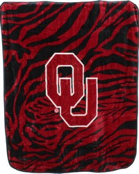 Oklahoma Sooners Raschel Throw Blanket 50x60 by   