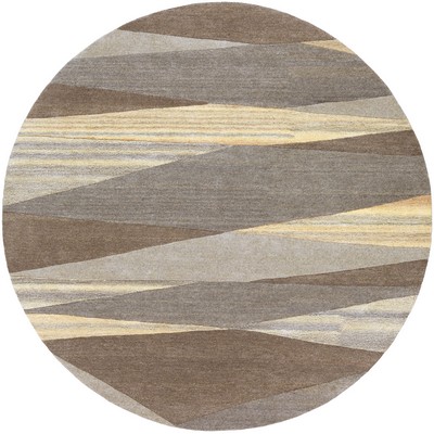 Surya Forum 8 Round Rug Forum FM7211-8RD Main: 100% Wool Round Rugs Modern and Contemporary Rugs 