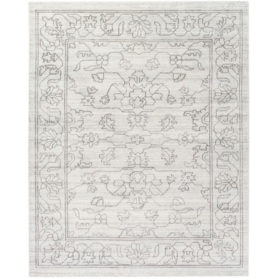 Surya Hightower 8 x 10 Rug Hightower HTW3000-810 Main: 100% Viscose Rectangle Rugs Traditional Rugs Floral Area Rugs 