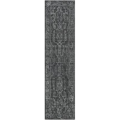 Surya Hightower 3 x 12 Rug Hightower HTW3002-312 Main: 100% Viscose Runner Traditional Rugs Floral Area Rugs 