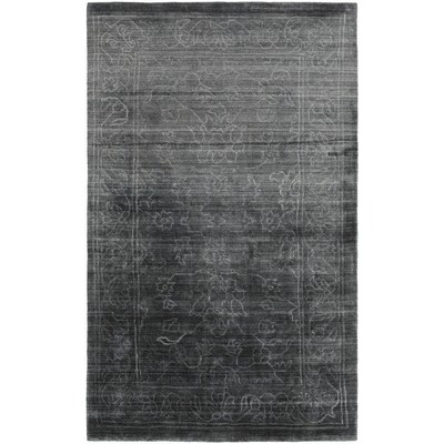 Surya Hightower 6 x 9 Rug Hightower HTW3002-69 Main: 100% Viscose Rectangle Rugs Traditional Rugs Floral Area Rugs 