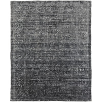 Surya Hightower 8 x 10 Rug Hightower HTW3002-810 Main: 100% Viscose Rectangle Rugs Traditional Rugs Floral Area Rugs 