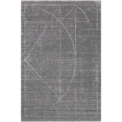 Surya Hightower 10 x 14 Rug Hightower HTW3009-1014 Main: 100% Viscose Rectangle Rugs Modern and Contemporary Rugs Floral Area Rugs 