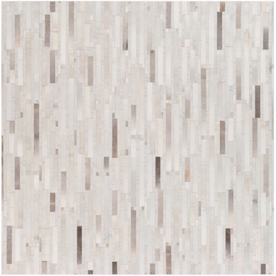 Surya Medora 8 Square Rug Medora MOD1016-8SQ Main: 65% Hair On Hide, Main: 35% Chenille-Viscose Square Rugs Modern and Contemporary Rugs 
