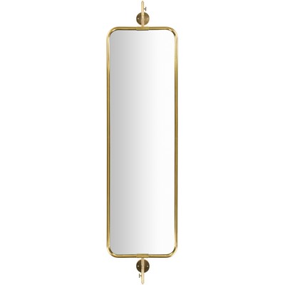 Surya Pirouette Mirrors Pirouette PUE001-2080 Frame: Brass, Frame(substrate): Manufactured Wood Wall Art 