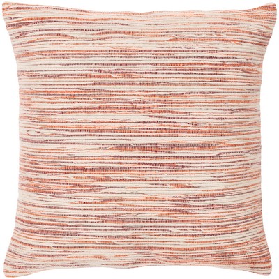Surya Zuma Pillow Kit Zuma ZMA001-1818D Red Front: 100% Cotton, Back: 100% Cotton Contemporary Modern Pillows All the Pillows 