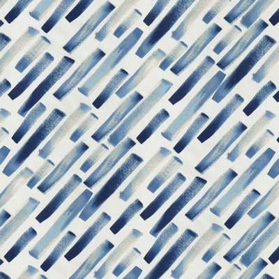 P K Lifestyles Brook Lapis in NATURAL EXPRESSIONS Blue  Blend Squares   Fabric