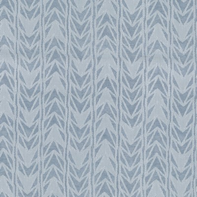 P K Lifestyles Arrowhead Glacier in Retro Collection Blue  Blend Patterned Chenille  Groovy Retro  Funky Retro  Zig Zag   Fabric