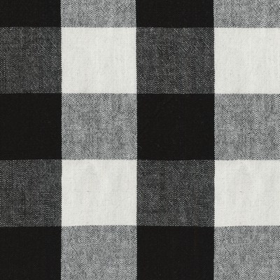 P K Lifestyles CLAIRBORNE CHECK Domino in Curated Travels Black Large Check  Check   Fabric