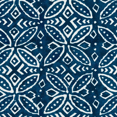 P K Lifestyles OD Merida Indigo in Outdoor Dec. 2017 Blue Fun Print Outdoor  Fabric