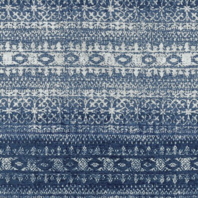 P K Lifestyles Laplander Baltic in PKL STUDIO APRIL18 Blue Patterned Chenille  Ethnic and Global  Navajo Print   Fabric