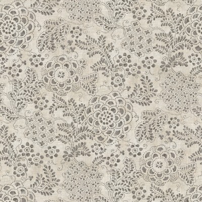 P K Lifestyles Katazome Garden Cinder in CULTURAL LIFE Grey Oriental  Oriental Toile   Fabric