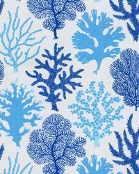 P K Lifestyles OD Coral Study Tide Fabric