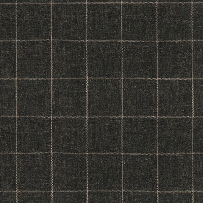 P K Lifestyles Concord Pane Sable in Performance Plus Brown Check   Fabric