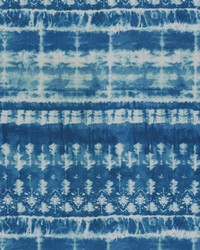 P K Lifestyles OD Shibori Landscape Lapis Fabric