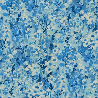 P K Lifestyles OD Painters Garden Blue Skies in Outdoor Fall 2019 Blue  Blend Abstract  Abstract Floral  Modern Floral Fun Print Outdoor Floral Outdoor   Fabric