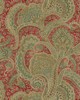 P K Lifestyles Sultans Paisley Cerise