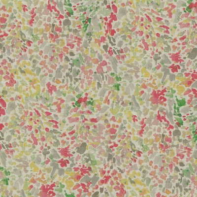 P K Lifestyles Pretty Palette Spring in Happy Nest III Multi  Blend Abstract Floral   Fabric