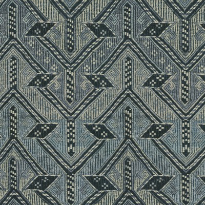P K Lifestyles Anatalya          Indigo in CULTURAL EXCHANGE IV Blue Multipurpose Cotton Southwestern Diamond  Navajo Print   Fabric