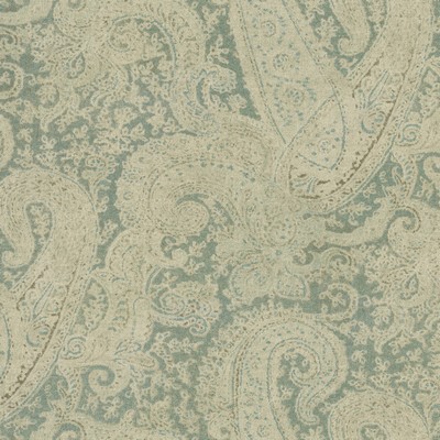 P K Lifestyles Romantical        Seaglass in COZY LIFE IV Green Classic Paisley   Fabric