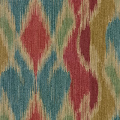 P K Lifestyles Bergama Ikat     Teaberry in CULTURAL EXCHANGE IV Multipurpose Cotton
67%Polyester  Blend Ikat  Fabric