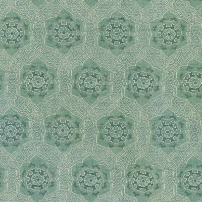 P K Lifestyles Trinket            Juniper in SIMPLY SAID III Green Multipurpose Cotton Floral Medallion  Ethnic and Global   Fabric
