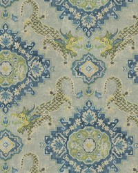 Myth & Medallion  Cr Seaglass by  Casner Fabrics 