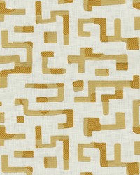 Maze Embroidery Golden by   