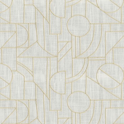 P K Lifestyles Building Blocks Embroidery Twine Expressionist II 411882 Beige  Geometric  Crewel and Embroidered  Fabric