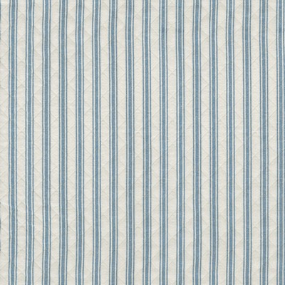 P K Lifestyles General Store Lapis The Road West 412311 Blue Multipurpose Cotton  Blend Quilted Matelasse  Striped  Ticking Stripe  Fabric