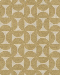 Pinwheels Embroidery Gold by   