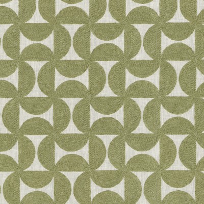 P K Lifestyles Pinwheels Embroidery Spring Simply Said V 412491 Green  Geometric  Crewel and Embroidered  Fabric