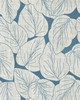 P K Lifestyles Philodendron Embroidery Aegean