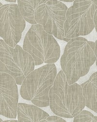 Philodendron Embroidery Linen by  Michael Jon Designs 