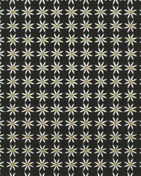 Daisy Embroidery Black by   