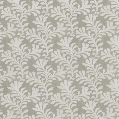 P K Lifestyles Milly Cloud in Comfortably Chic I White Leaves and Trees   Fabric