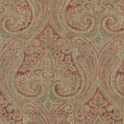 P K Lifestyles Quiet Place Rouge Centennial 682290 Red  Classic Paisley  Fabric