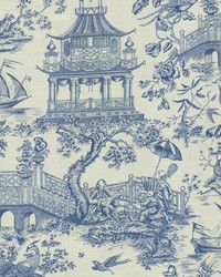 Chinoiserie Toile Cr Porcelain by   