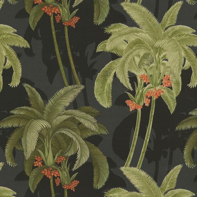P K Lifestyles Tbo Shadow Palms Ebony in FALL OUTDOOR 2021 Black Tropical  Leaves and Trees  Beach Fun Print Outdoor Tommy Bahama Outdoor   Fabric
