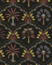 Daintree Embroidery Noir by   