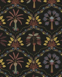 Daintree Embroidery Noir by  Michael Jon Designs 