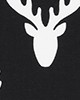 Premier Prints Antlers  BLACK