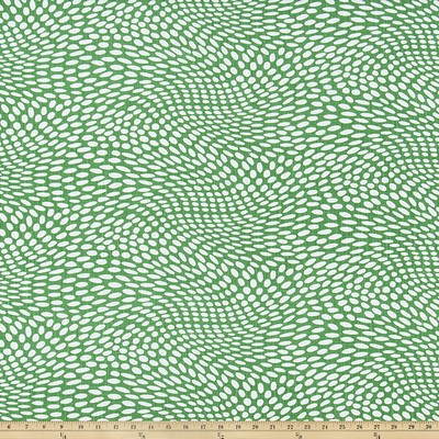 Premier Prints Arnava Cool Green Luxe Canvas in Luxe Canvas Green Cotton  Blend Circles and Swirls Ditsy Ditsie   Fabric