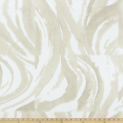 Premier Prints Arno Cocoa Milk Luxe Canvas in Luxe Canvas Beige Cotton  Blend Abstract   Fabric