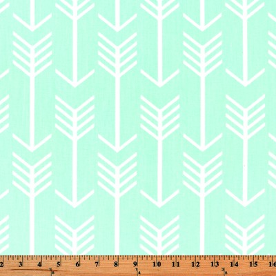 Premier Prints Arrow Mint Twill in 2016 Additions Green cotton  Blend Novelty Western   Fabric