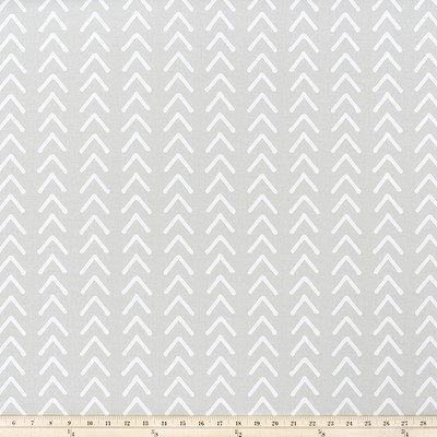 Premier Prints Boho French Grey in 7 COTTON Grey Multipurpose 7oz  Blend Geometric  Zig Zag  Novelty Western   Fabric