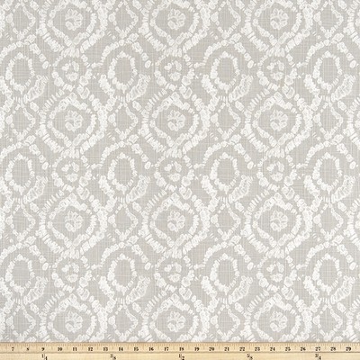Premier Prints Braylon French Grey Slub Canva in Tropical Whimsy Grey cotton  Blend Ethnic and Global   Fabric